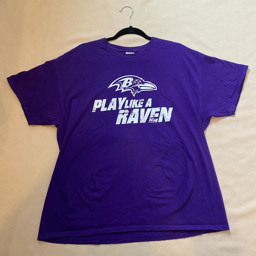 Baltimore Ravens - Play like a Raven - Mens T-shirt - XL